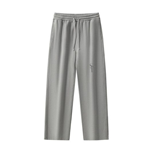 Frayed Enzyme Washed Fleece Sweatpants