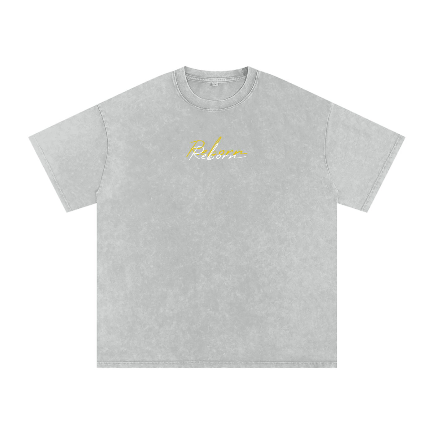 Reborn Snow Washed Oversized Cotton T-Shirt
