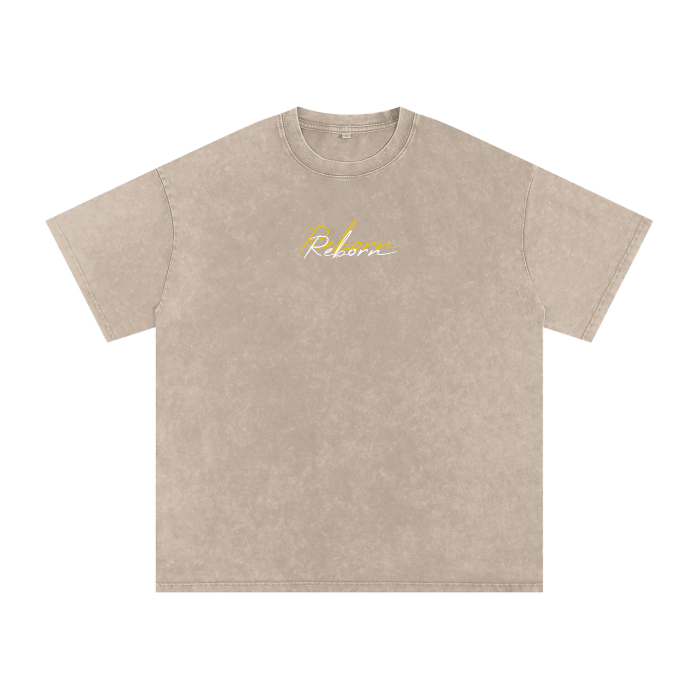 Reborn Snow Washed Oversized Cotton T-Shirt